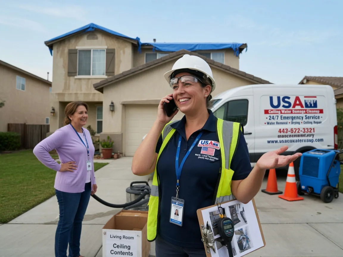 Ceiling Water Damage Restoration Ossineke, MI FAQs
